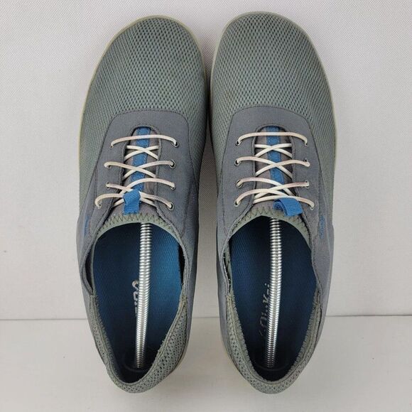 Olukai Nohea Moku Mens Size 13 Gray Casual Slip-On Boat Shoes - Picture 7 of 9